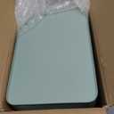 Kitchen Vegetable Storage Set of 3, Metal Onion Garlic Potato Storage Set, Kitchen Canisters Vegetable Keeper Containers with Aerating Holes and Wooden Lid (Sage Green)