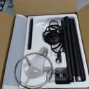 EDISHINE Floor Lamps for Living Room, 63.7in Minimalist Standing Lamp with 9W LED Bulb, 3 Color Temperature, Modern Corner Lamp for Bedroom, Nursery, Office, Foot Pedal Switch, Black