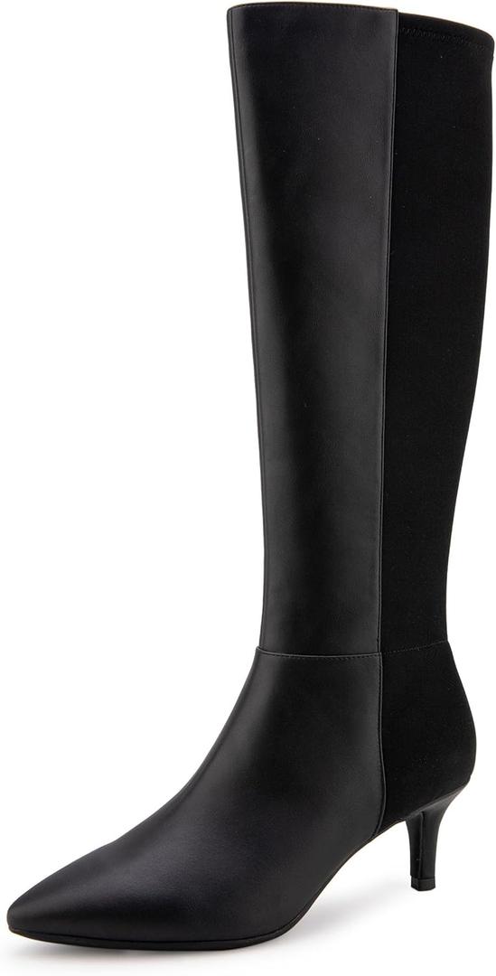 Aerosoles womens Epic2 (6.5, Black Faux Leather)