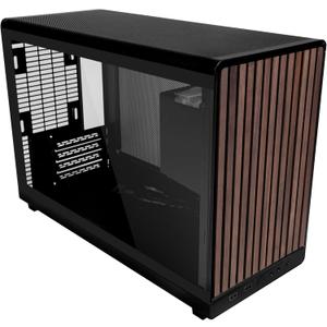 Lian Li A3-26.3L Micro Form Factor Chassis - Wood Front & Side Tempered Glass Panel - Supports 360mm AIO-Modularity Design for M-ATX, ITX Motherboard-DAN Cases Collaboration - Black (A3X-WDG)