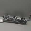 Linear Shower Drain with Tile Insert Panels 12 Inch Black 304 Stainless Steel Rectangle Shower Floor Drainwith Hair Catcher, Adjustable FeetFits Bathroom, Balcony