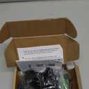 Mic Wall Mount Bracket with Ball Head - 180 & 360 Swivel, 5/8"-27 Microphone Flange Mount with 1/4" and 3/8" Screw Adapters, Easy Mounting of Mics, Web Cameras, Lights for Studio & Home Office