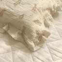 Muslin Ruffled Toddler Pillowcases 13"x18" 2 Pack, Soft, Breathable Muslin Cotton Travel Pillow Covers with Envelope Closure for Baby Boys, Girls & Kids (Teddy & Friends-Ruffled, 13 x 18 Inch)