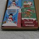 64 Pcs Christmas Mini Notebook Christmas Small Memo Pad Notepads Christmas Theme Assorted Pocket Notebook Snowman Santa Pattern Notebook Kids Stocking Stuffers for Xmas Party Favors Supplies 3 x 5 in