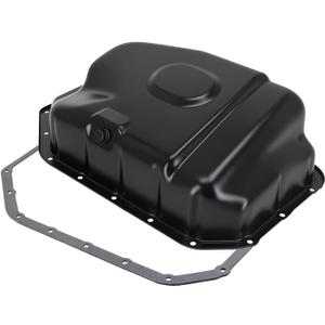 AUCERAMIC 264-410 OS30746 Engine Oil Pan with Gasket Compatible with 2002-2011 Honda Accord Civic Si CR-V Element for 2002-2006 Acura RSX 2.0L 2.4L L4 Replaces 11200RAAA00