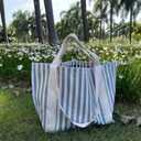 Multifunctional Large-Capacity Reusable Zebra Print Shopping Bag - Waterproof & Durable Material, Dual Handheld & Shoulder Strap Design with Inner Pocket, Stylish Foldable Grocery Tote