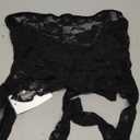 REORIA Lace Tops for Women Halter Sexy Going Out Tank Crop Y2K Fashion Top 2025 Trendy (Medium, Black)