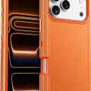 Jelanry Case for iPhone 17 Pro 5G 6.3-inch, Heavy Duty Rugged & Dual-Layer Shockproof Dropproof Protection w/Port Anti dust Scratch Armor Back Cover Phone Cases for Apple iPhone 17 Pro 2025, Orange