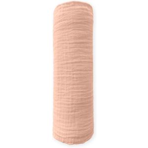SwaddleDesigns Cotton Muslin Swaddle Blanket, Receiving Blanket for Baby Boys & Girls, Best Registry Gift, 46x46 inches, Peach Blush