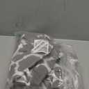 Round Fitted Tablecloth with Elastic - Vinyl Table Cloth for 36"- 48" Tables, Wipe Clean Flannel Backed, Non-Slip Picnic Table Cover for Dining, Camping, Indoor and Outdoor, Grey and White