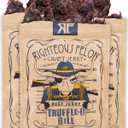 Righteous Felon Beef Jerky - Truffle-O-Soldier Flavor - All-Natural Jerky - Locally Sourced & Dried Beef Jerky - Low-Sugar, High-Protein, Healthy Snacks - 2 Ounces, Pack of 3 (EXP 07/09/26)