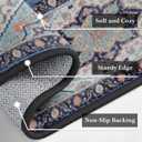 Kitchen Rugs Set of 3, Washable Non-Slip Kitchen Mats for Floor with Rubber Backing, 1'8" x 4'11"