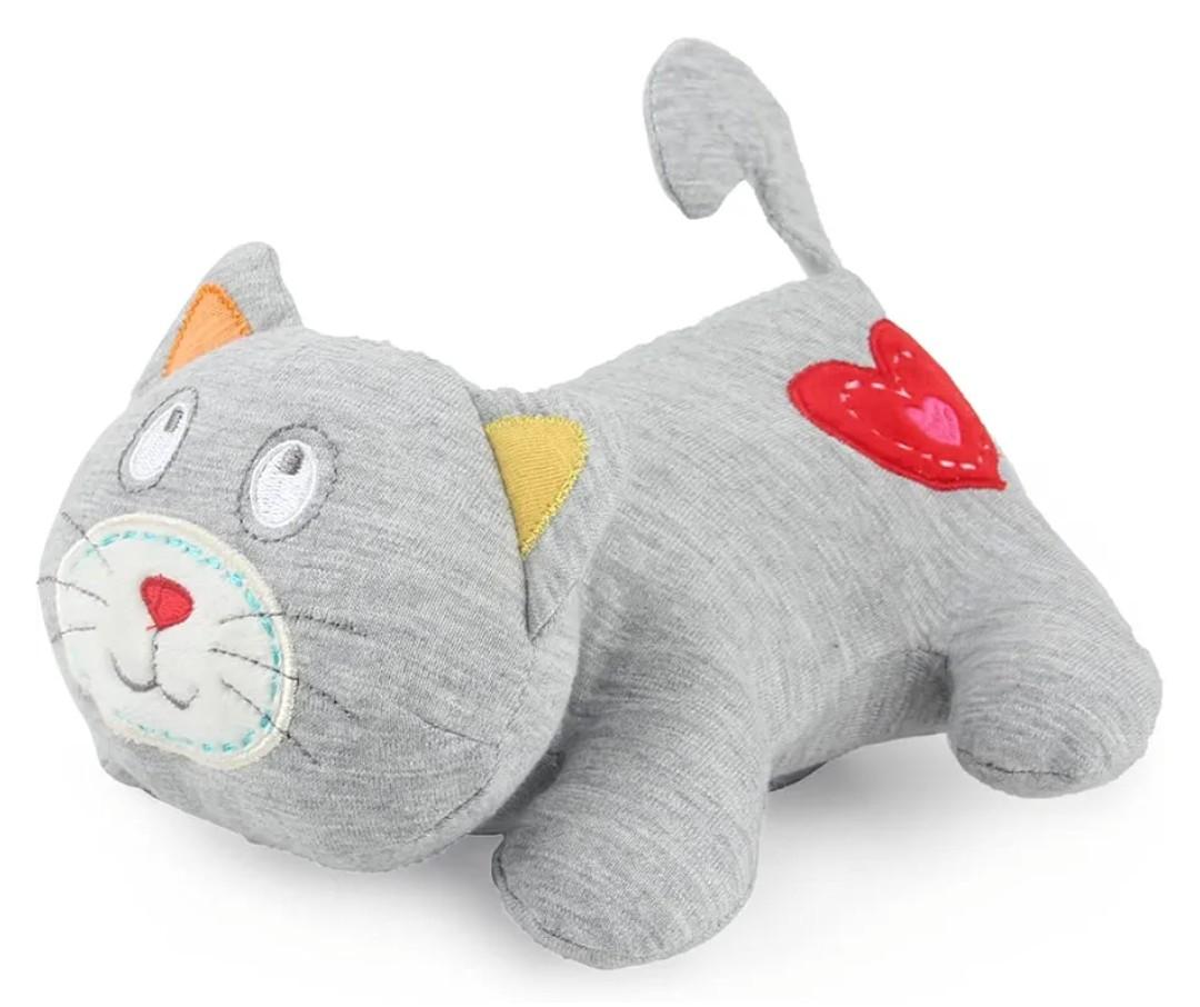 AFP Heartbeat Cat Calming Toy Heartbeat Soothing Kitty Toys Stuffed Plush Warm Toys for Cats Comfort Kitty Stress Relief and Sleep Aid Toy