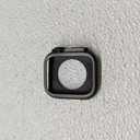 AmBand 3 in 1 Metal Case Compatible with Apple Watch Series 9/8/7 45mm, W1 Protector Rugged Bumper with Watch Crown + Back Cover, Black