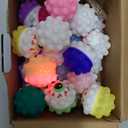 24PCS Halloween Light Up Eye Pop Ball, Halloween Party Favors for Kids, Halloween Toys for Trick or Treat, Goodie Bag Stuffers, Classroom Prizes