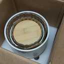 MALACASA LYDIA Ceramic Canisters Set with Airtight Lids, 80/40/20 oz Coffee Canisters Sets for the Kitchen, Large Jars for Flour, Sugar, Pasta, Coffee, Cookies, Tea - Set of 3, Hexagon (White)