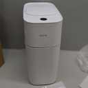 JOYBOS Trash Can with Lid Automatic Garbage Can, 3.8 Gallon Slim Small White, Slim Smart Trash Bin Waterproof Waste Basket for Bedroom, Kitchen, Office, Toilet, RV