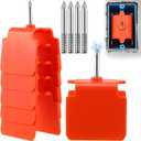 Dreyoo 6 Pack Outlet Marker for Drywall, Blind Mark Dry Wall Electrical Box Locator Tool for Drywall Installation, Drywall Outlet Markers with Metal Tip for Single Gang Outlets Box Wire Protection