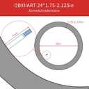 Heavy Duty Bike Tubes 2PCS 16"/ 20"/ 24"/ 26"/27.5" x1.75/1.9/2.0/2.1/2.125 Schrader Valve Bicycle Inner Tubes