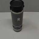 Hydro Flask Wide Mouth Bottle with Flex Sip Lid - Insulated Water Bottle Travel Cup Coffee Mug Grey 20 oz
