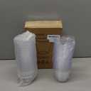 RACETOP 9 oz Clear Plastic Cups 100 packs, Disposable Plastic Party Cups Tumblers, Cocktail Cups, Perfect for Parties, Weddings, and Events