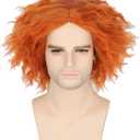Synthetic Costume Wig - Auburn Color - Soft Fiber Hair Piece