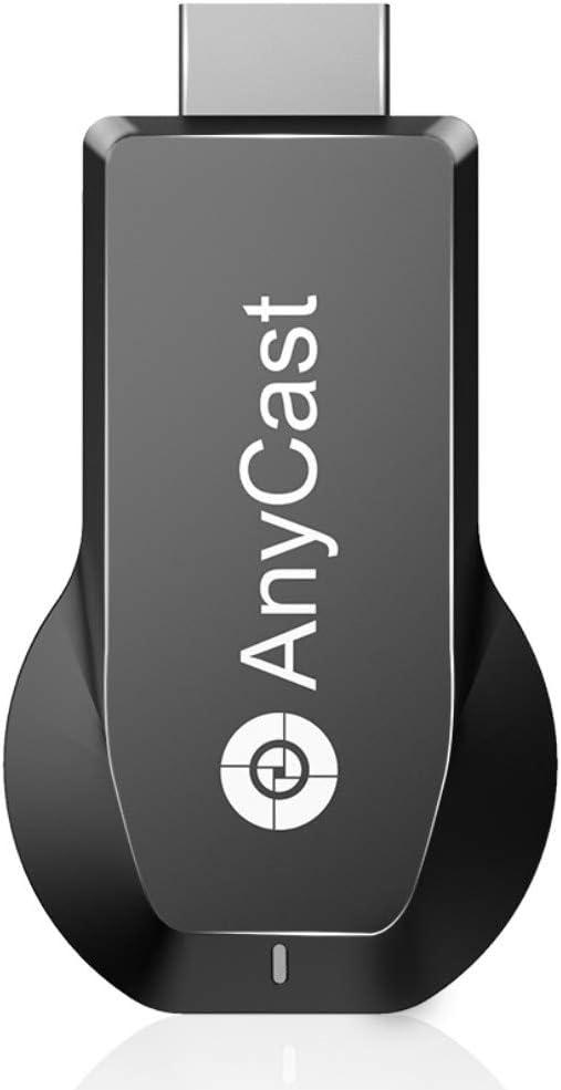 4K/1080P Anycast M100 Wireless Display Adapter, SmartSee WiFi Display Dongle HD Screen Mirroring Dual Core H.265/HEVC Decoder HD TV Stick Without Switching Miracast Airplay DLNA Support 4K 1080P