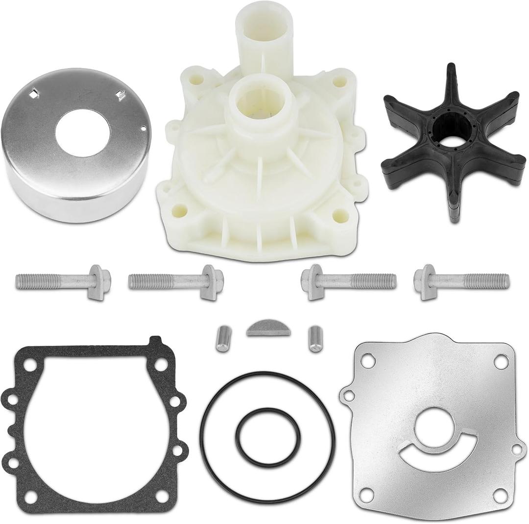61AW0078 Water Pump Impeller Kit Compatible with Yamaha 150 175 200 225 250 300 HP Outboard, 2/4 Stroke, Replaces 61A-W0078-A2/A3/A4-00, Sierra 18-3396-1