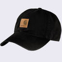 Carhartt Odessa Hat/Cap Adjustable Canvas Leather Logo Patch Dusty Olive EUC