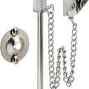 Defender Security U 9858 Sliding Patio Door Pin, 3/16 in. x 2-5/8 in., Steel Pin and Retaining Ring, Chrome Plated Finish (Single Pack)