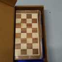 Wooden Chessboard Set of 5 * 5 Inches Chess Board Games with Magnetic Chessman Storage Compartment for Chesspiece for Boys, Girls and Adult