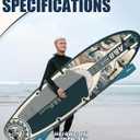 ABBOARD Inflatable Stand Up Paddle Board - Extra Wide Fishing Paddleboard with Sup Accessories Youth/Adults, Forest Green