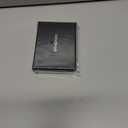 Wallet for Samsung Galaxy SmartTag & SmartTag+ Plus, Money Clip Version, RFID Blocking Genuine Leather Bifold Wallet with Gift Box (Not Include Tracker) (Brown)