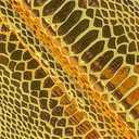 ONEART | Snake Skin Texture Faux Leather Fabric 54" Wide, Soft Embossed Vinyl for Sewing Crafts and Home Upholstery, Sold by Separated Yard (Yellow)