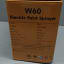 Paint Sprayer, Electric Spray Paint Gun, 3 Modes & 4 Brass Nozzles, with Cleaning & Blowing Joints, Variable Flow Control, for Doors, Fences, Walls, Cabinets, Garden Chairs, Furniture, etc.