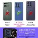 Goocrux for Moto G Stylus 5G 2025 Case - Women Girls Boys Cute Phone Cover Pretty Fashion Unique Aesthetic Design Slide Camera Cover with Ring Stand Holder Case for Motorola G Stylus 5G 2025, Leopard