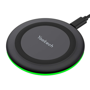 Yootech Wireless Charger,10W Max Wireless Charging Pad Compatible with iPhone 17/17 Pro/17 Pro Max/Air/16/15/14/13/SE 2022/12/11,Samsung Galaxy S25/S24/S23,for AirPods Pro 3(No AC Adapter)