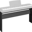 L100B Keyboard Stand Compatible for Yamaha Keyboard P143B, P145, P223, P225 (Only), Wooden, Black