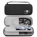 Stethoscope Carrying Case, Hard Stethoscope Case Compatible for 3M Littmann Classic III, Cardiology IV Diagnostic, MDF Acoustica Stethoscopes and Other Nurse Accessories (Black)