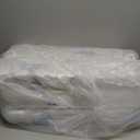 Trifold Pack and Play Mattress, 38"x26" Breathable High Density Soft & Firm Memory Foam Pack N Play Mattresses Pad, Foldable Baby Mattress for Pack N Play with Carrying Bag & Washable Cover (White-08)