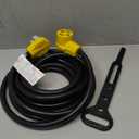 Dryer Extension Cord 4 Prong, 25 Feet 30 Amp NEMA 14-30P to 14-30R Extension Cord for Dryer Power Extension and EV Charging, 125V/250V