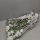 12Pcs White Roses Artificial Flowers Bulk Real Touch Roses Fake White Silk Roses Flowers Floral Arrangement Bouquet for Wedding Bouquet Home Wedding Party Garden Bridal Decorations DIY (White)