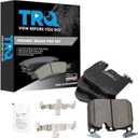 TRQ Front Ceramic Disc Brake Pad Set for BMW 2 3 4 Series i8 M2 M3 M4