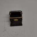 Typewriter Decorative Planter Plant Gift - Desk Decor Succulent Pot for Indoor Plants Typewriter Home Shelf Office Decor Small Flower Pot with Drainage