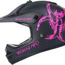 Orthrus DOT Certified Adult & Youth Helmet for Dirt Bike ATV Motocross Offroad Motorcycle Bike(BIO-Pink, L)
