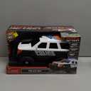 Sunny Days Entertainment Maxx Action 12 Large Police Car Toy  Siren Sounds and Bright Lights | Motorized Drive and Soft Grip Tires | Rescue SUV Patrol Vehicle for Kids 3-8