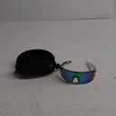 Lamicall 24g Polarized Sports Sunglasses for Men Women - UV400 Protection Sun Glasses for Running Cycling Baseball Fishing (Gray Frame-blue Green Lens)