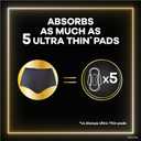 Always ZZZ Overnight Disposable Period Underwear for Women Size S/M, 360 Degrees Coverage, 7 Count