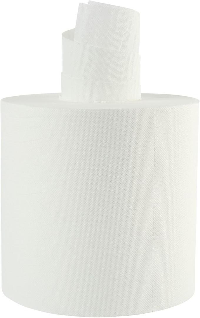Boardwalk Bathroom Center-Pull Disposable Hand Paper Towel Roll, 2-Ply, 7.6 x 8.9, 600/ Roll, 6/ Carton, White