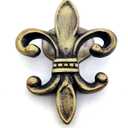 5MOONSUN5's Fleur De Lis Victorian Style Doorbell Victorian Antique Style Cast Iron Handcrafted Door Knocker Decorative Hardware for Doors